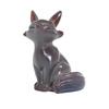 Fox Figurine Handcrafted Color Changing Fox Tea Pet for Good Luck Symbol Teahouse Ornament Resin Feng Shui for Kungfu for Good
