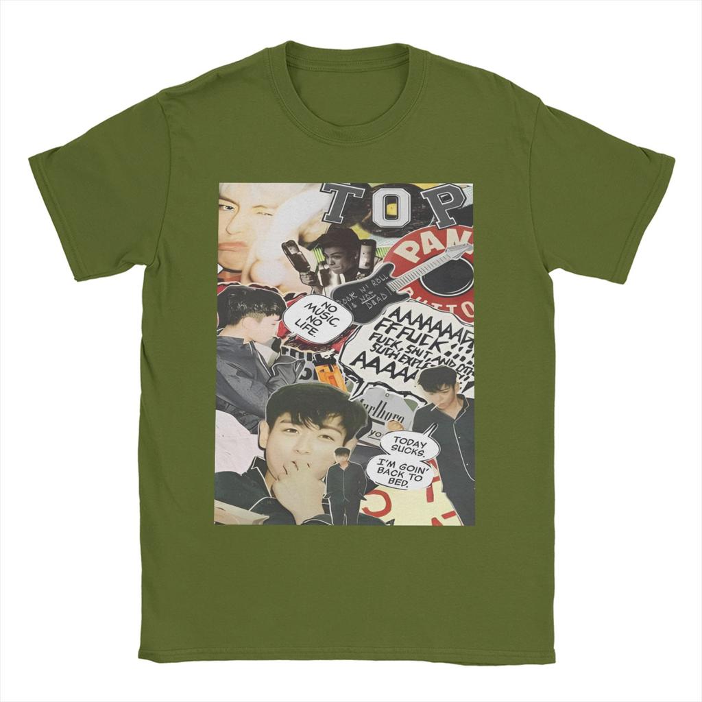 Choi Seung Hyun T Shirt Beach Kpop Korea Harajuku T-Shirts Male Cotton Crew Neck 4XL 5XL Tees Short Sleeve Y2K Retro Tops