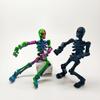 3D Articulated Skeleton Man: Poseable Stress Relief Toy & Decorative Craft Gift