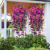 Artificial Morning Glory Wall Hanging Simulation Flowers Rattan Home Decoration Outdoor Wedding Party Garden Yard Decor