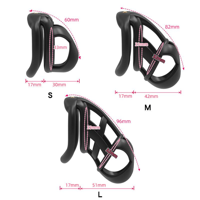 Chastity Cage Lightweight Male Chastity Device With Invisible Lock Bondage Gear for Men Beginner-Friendly Design Adult Sex Toy