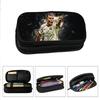 Digital Printing Diy Black Primary And Secondary School Student Stationery Pencil Case Double-Layer Stationery Case Storage Bag Pencil Case