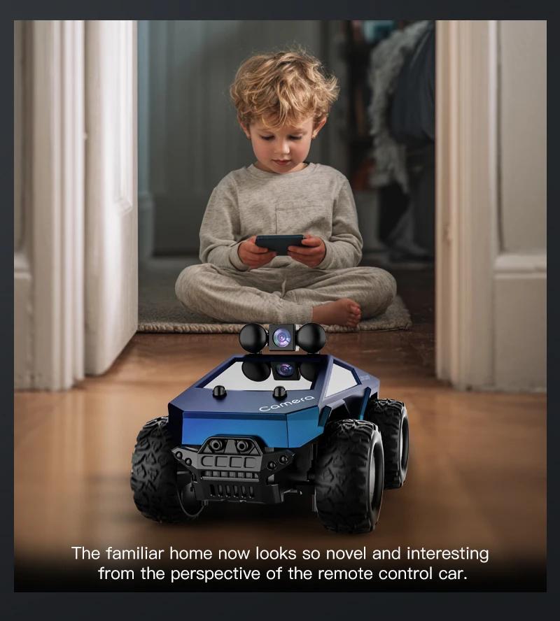 Non-Toxic Rc Car With Camera Truck Kf29 1/28 Wifi Fpv App Control 2.4G Remote Controll Cars Drift Racing Off-Road Race Vehicle Toys Children