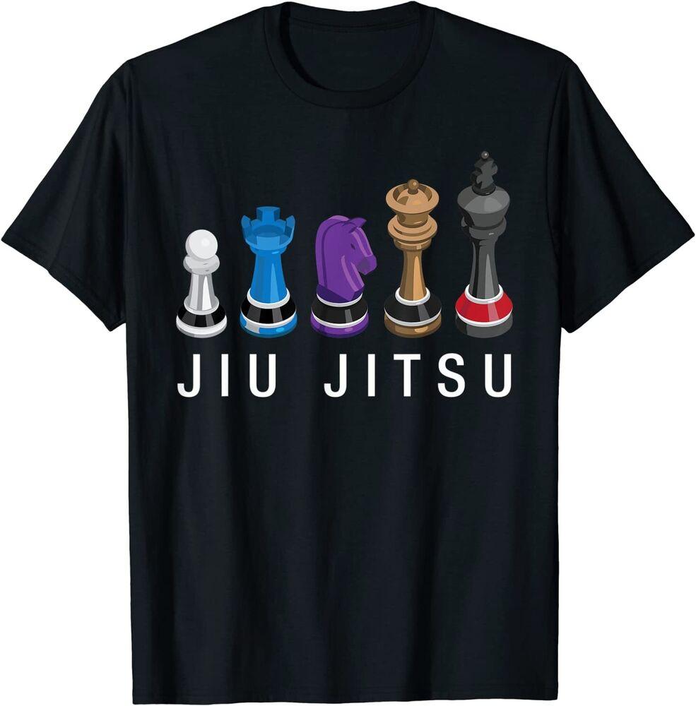 

Футболка унисекс BJJ Brazil Jiu Jitsu Chess Fighter MMA