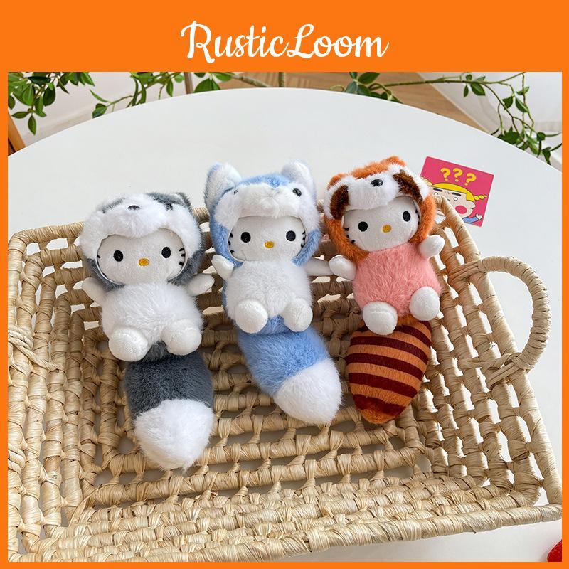 Cute Cartoon Bunny Plush Keychain With Pp Cotton Filling For Wedding Gifts And Company Events