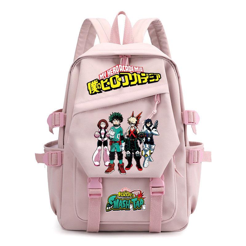 My Hero Academy School Bag Children's Backpack Elementary School Bag Male Female Junior High School Student College Student Campus Backpack