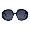 Dior Logo Design Irregular Shape Sunglasses Women sunglasses Black DIORBOBBYR1U10A0