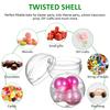 100/50pcs Christmas Transparent Children Stroage Balls Clear Plastic Containers Crafts Packaging For Wedding Party Gift Boxes