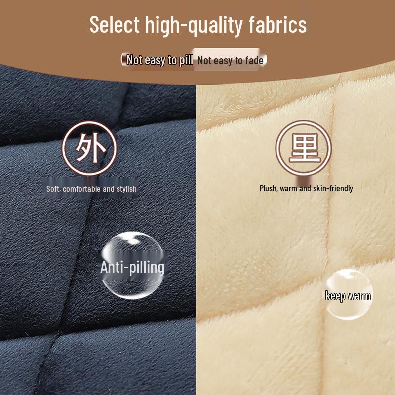 Damen Baumwoll Tang-Anzug Pyjama-Set für den Winter - Verdickter Samt, Warme Homewear für mittlere und ältere Menschen