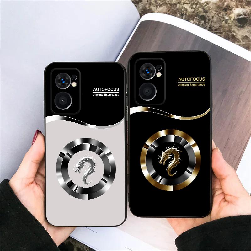 Circle New Dragon Head For OnePlus 8 9 11 12 13 10 Pro 9RT 8T 12R Ace 3 5 2V Nord CE 2 4 Lite N20 SE 30 N200 TPU Soft Phone Case