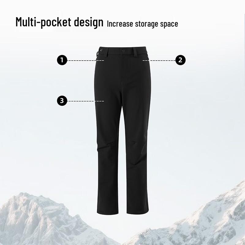 Northland Women's Brushed Elastic Hiking & Casual Pants NTPFH2881S