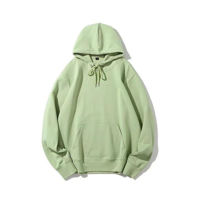 Pánská tmavě zelená oversized fleecová mikina s kapucí - Podzimní/Zimní ležérní styl