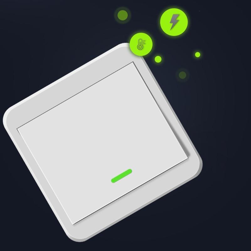 Wireless Remote Control Switch Wall Panel Transmitter Wireless 433mhz Light Switch for Homes Living-Room Bedroom