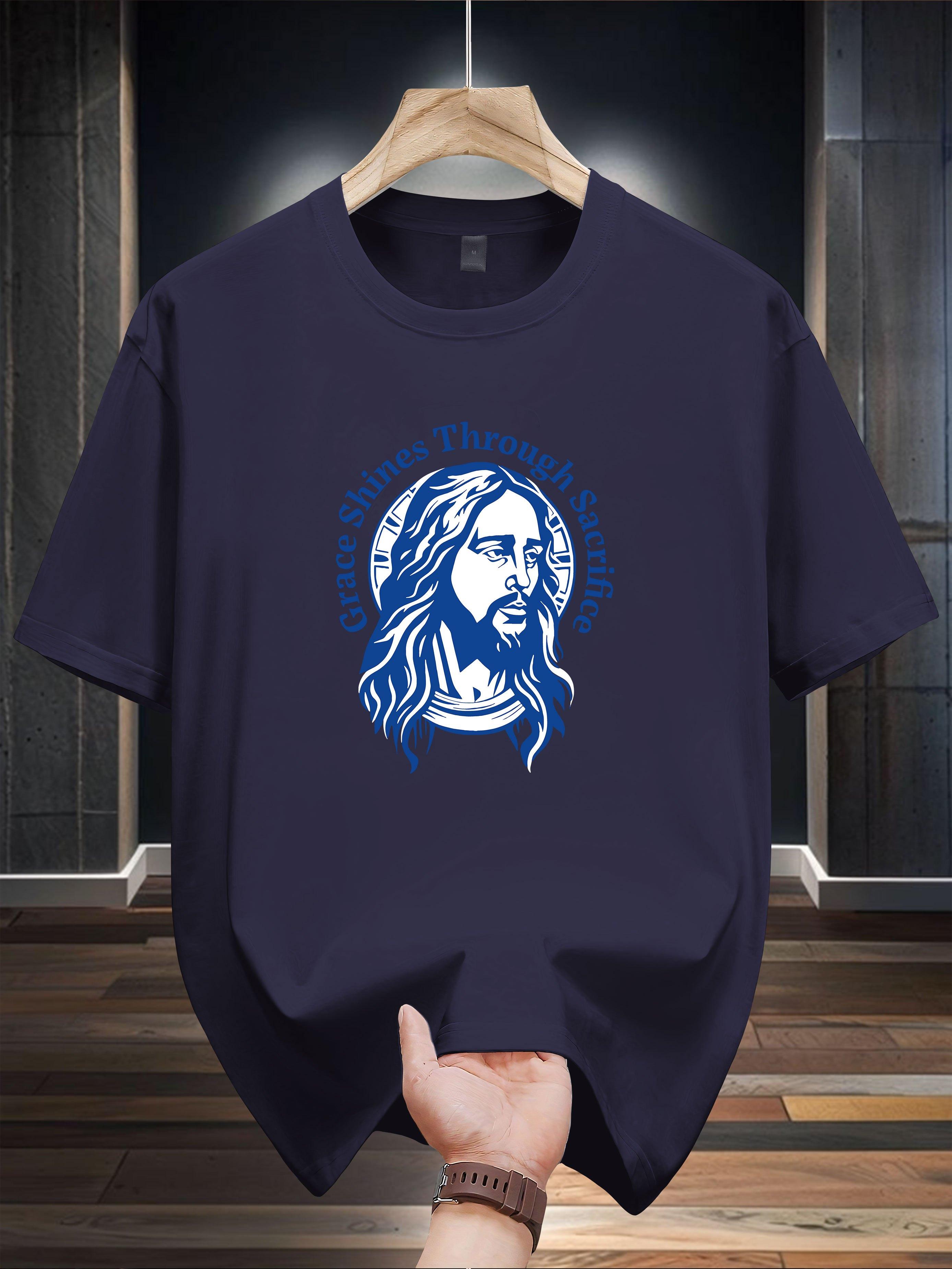 Casual T-shirt - Grace Shine Through Graphic Design XXXXL