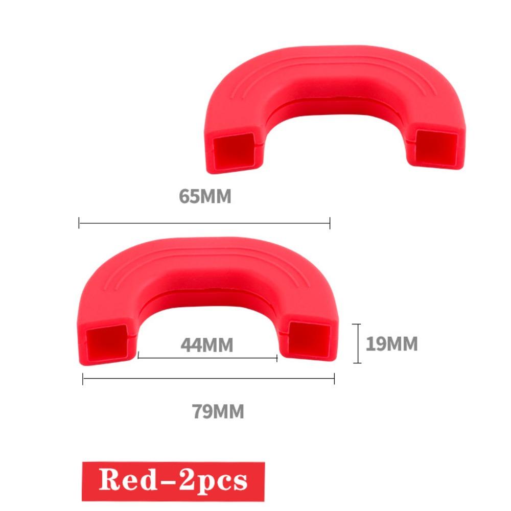 2pcs Silicone Pot Handle Cover Anti-Scald Non-Slip Pot Handle Grip Cover Pot Handle Grip Sleeve Frying Cast Iron Skillet Pan