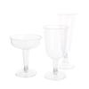 10 copas de plástico transparente para champán, cócteles, copas para brindis, fiestas de cumpleaños, bodas, aniversarios y festivales.