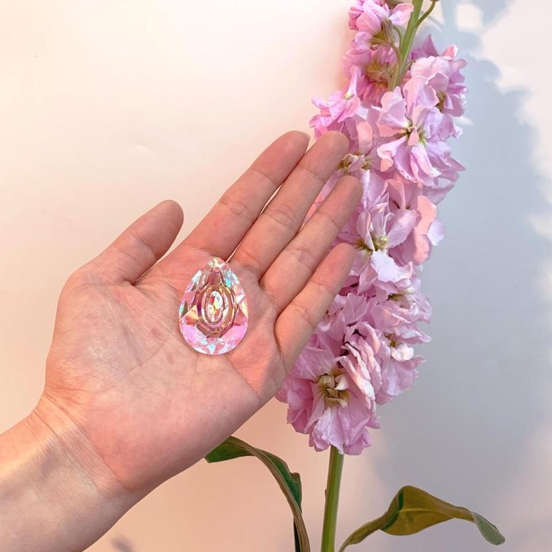 Balení 200 Lapačů slunce Řemeslná sada Lapače slunce Řemeslná sada s háčky Řetízek Křišťálový přívěsek Lapače slunce pro zahradní okno