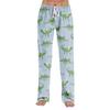 Anime Pajama Pants Sleepwear Casual Drawstring Elastic Waist Pants Comfy Straight Yoga Loose Trousers