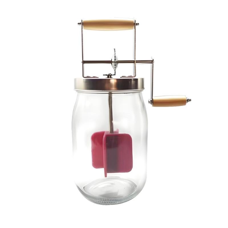 

Большой размер 1000 мл Ручной маслобойка с усиленным зубчатым механизмом для бережного использования 1