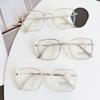 Unisex Square Glasses Women Men Blue Light Proof Glasses Large Frame Optical Spectacle Anti Blue Light Computer Glasses