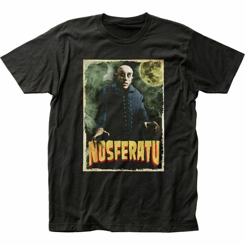 

Nosferatu T Shirt Mens Licensed Pop Culture Horror Movie Retro Tee New Black Unisex T-Shirt M