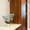 Multi-Bloom Simulated Butterfly Orchid White Flower Pot Faux Flowers Artificial Faux Plants DIY Plastic Fake Flower Home Decor