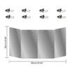 Patio Effective Heater Reflector Shield, Heat Focusing Reflector For Round Natural Gas And Propane Patio Heaters Outdoor