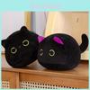 Cute Black Cat Plush Cushion With Comfy Pp Cotton Perfect For Sofa Decor Gifts