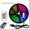 5V RGB LED Strip Lights with Remote & Bluetooth Music Sync for TV Background