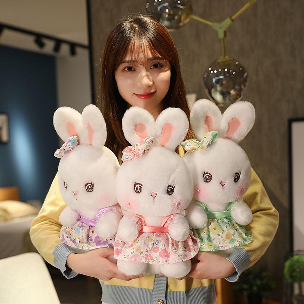 Appease Doll Toy Doll Rabbit Plush Toys Skirt Rabbit Doll Bunny Stuffed Doll Stuffed Animal Toys