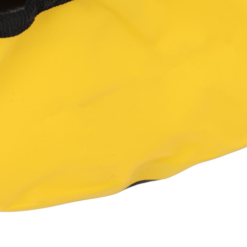 Faltbarer Eimer mit Griff Leichter faltbarer Wasserbehälter Verdicktes PVC Waschbecken für Camping Wandern Angeln