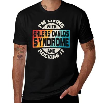 Žiju se Ehlers-Danlosovým syndromem A Zvládám to Tričko trička s potiskem pánská grafická trička Tričko