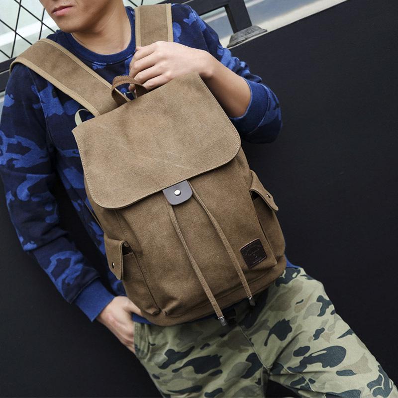 canvas casual backpack