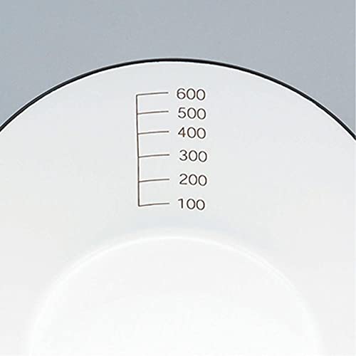 Fuji Enamel Milk Pan with Graduated Finish, 14cm, NEIGE, 0.7L Capacity, Odor Resistant, N-14M