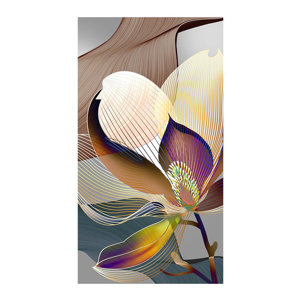 

Скандинавские роскошные золотые линии, постеры и принты, настенная картина, современная абстрактная цветочная картина, холст, картина для галереи, домашний декор 20x40cm