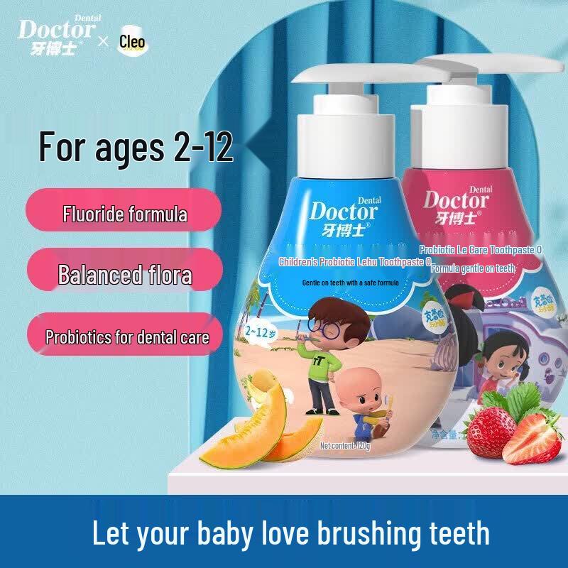 Dr. Toothpaste Kids Press-Type Toothpaste