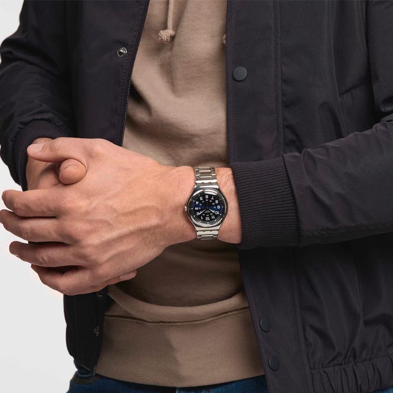 SWATCH Men 41mm Blue Watch YWS420GC YWS420GC