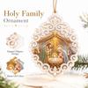2D Acrylic Flat Christmas Tree Ornament, Holiday Hanging Decoration for Tree and Home