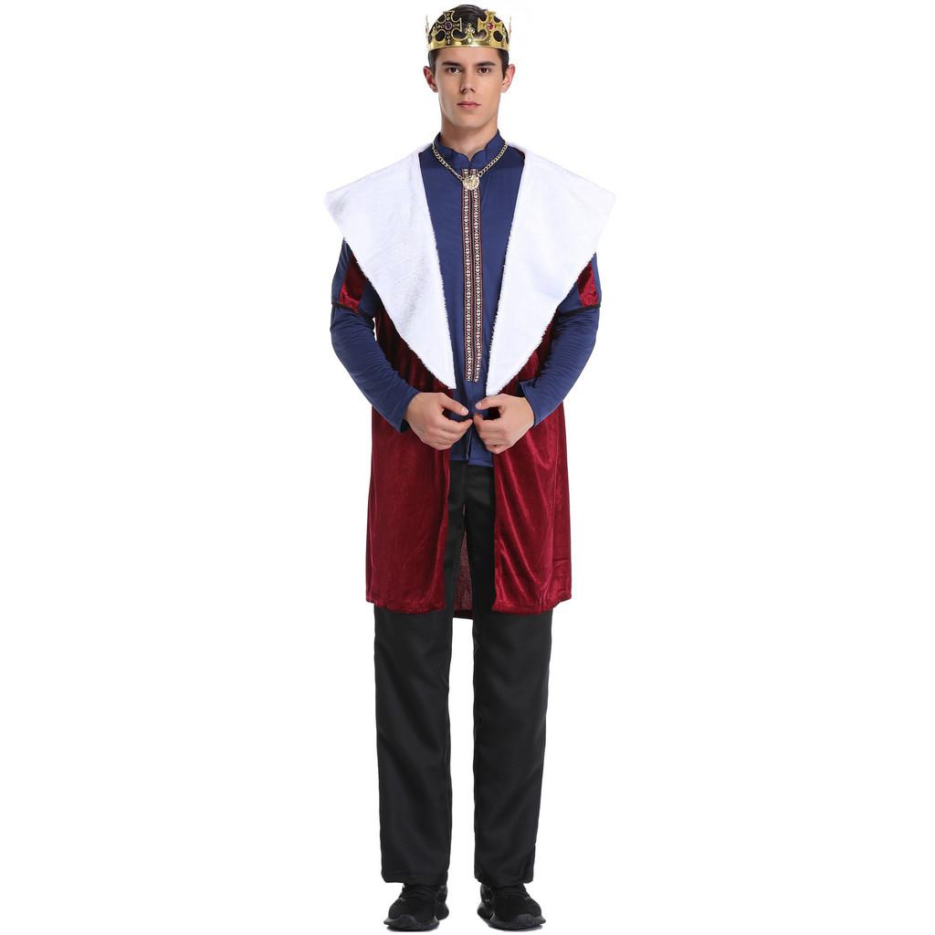 M-xl Elegant Anime Inspired Queen And King Costume For Unisex Role Play