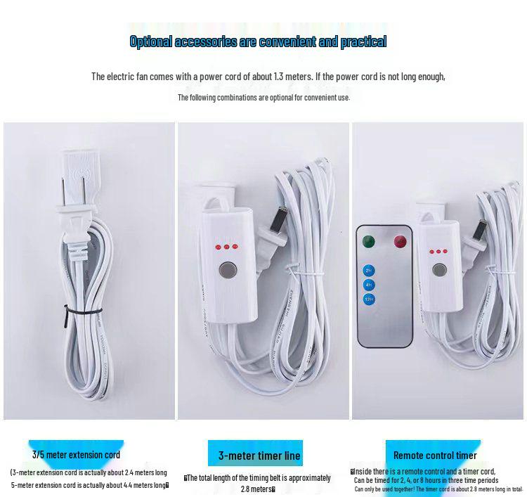 Silent Mini Fan: Cartoon Design for Dorms, Desks, and Offices