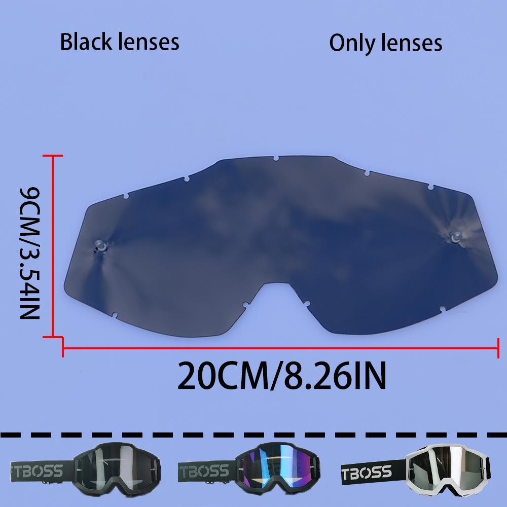 MX Off-Road Motocross Goggles Dustproof Windproof Ski Goggles with PC Lens for Dirt Bike Racing Helmet