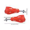 2 Pcs Aluminum Alloy Motorcycle Handguards, Universal MultiPurpose Equipment for Quads, Scooters And