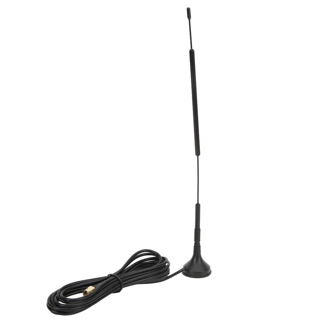 Radio Antenna 2.4G 12DBI SMA Inner Needle Interface Detachable Suction Cup Antenna for Wireless Monitoring 50W 50 Ohm