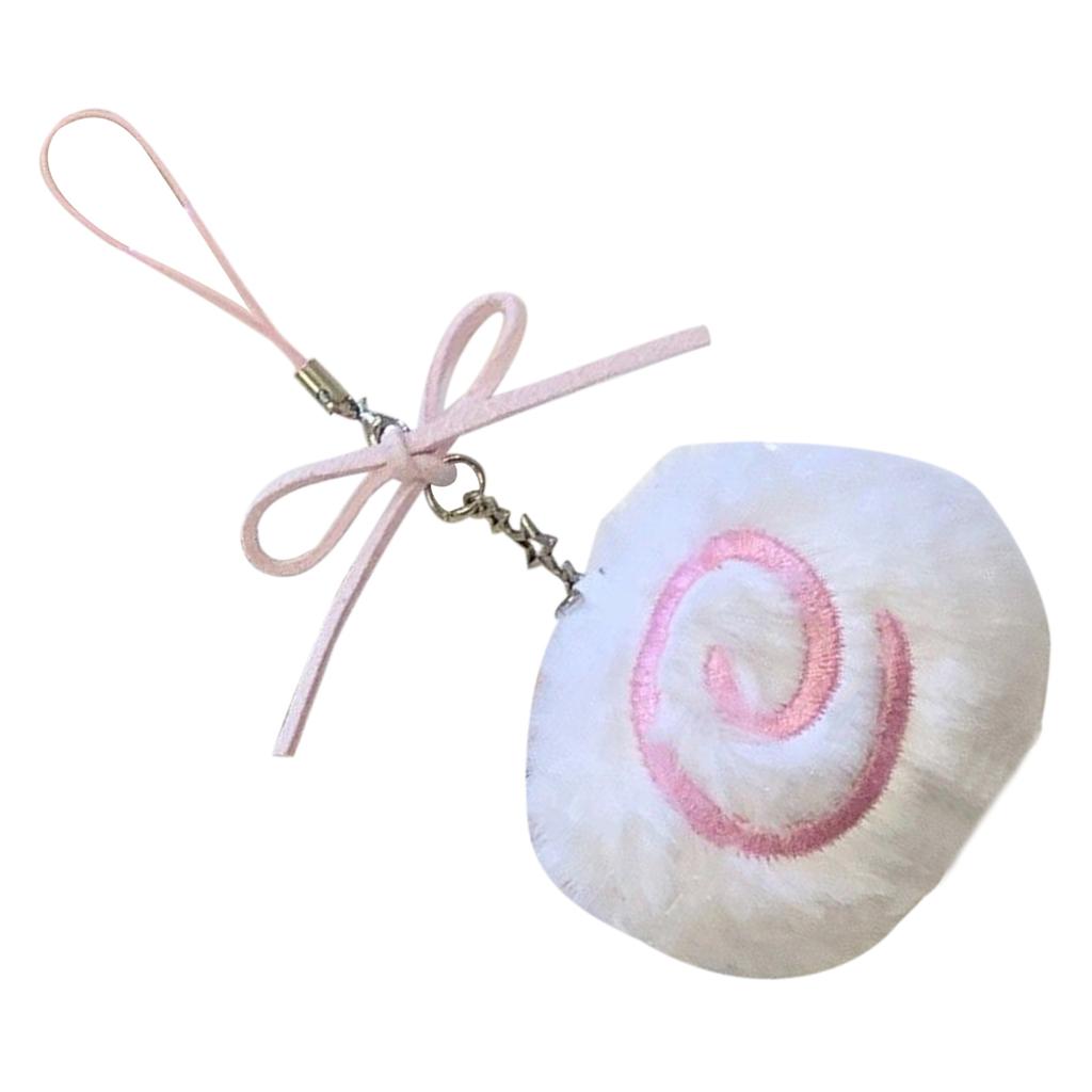 Handcrafted Fish Plate Keychain Pendant Lovely Fish Plate Phone Pendant Soft Bag Ornament Delicate Hangings Accessory