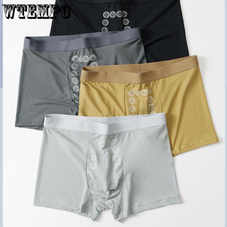 4pcs Men's Underwear Men's Boxer Shorts Middle-aged and Young Four Cornered Shorts Underwear Boxer Brief