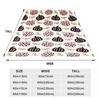 Black Blanket Happy Halloween Pumpkin 3D Printed Soft Flannel Blanket for Home Living Room Bedroom Halloween Decor Birthday Gift