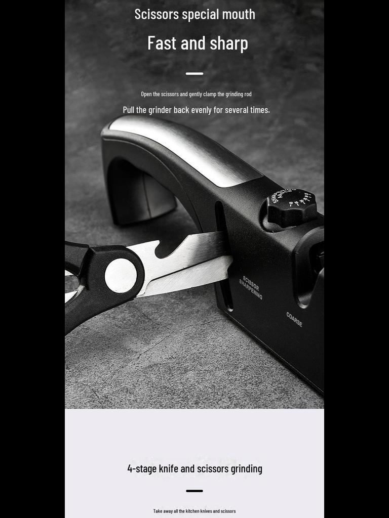 Verstellbarer Multifunktions-Diamant-Messer- und Scheren-Schärfer