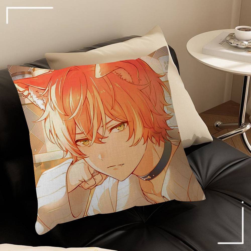 Anime singer Akito Shinonome   Pillow Cushion Cover Pillowcase Living Room Sofa Home Decor Customized
