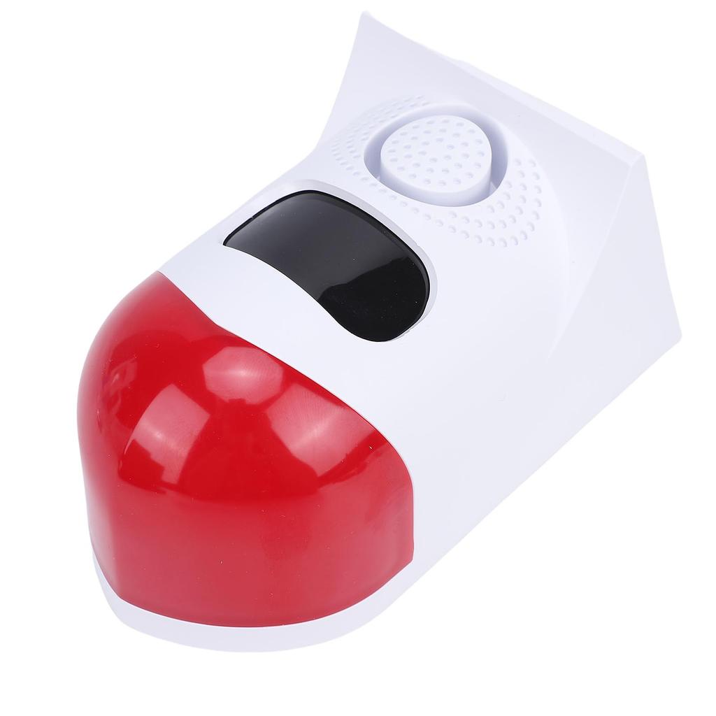 Solar Strobe Alarm with Motion Sensor WiFi 120db Sound IP67 Water Proof Outdoor Security Siren Remote Control for  