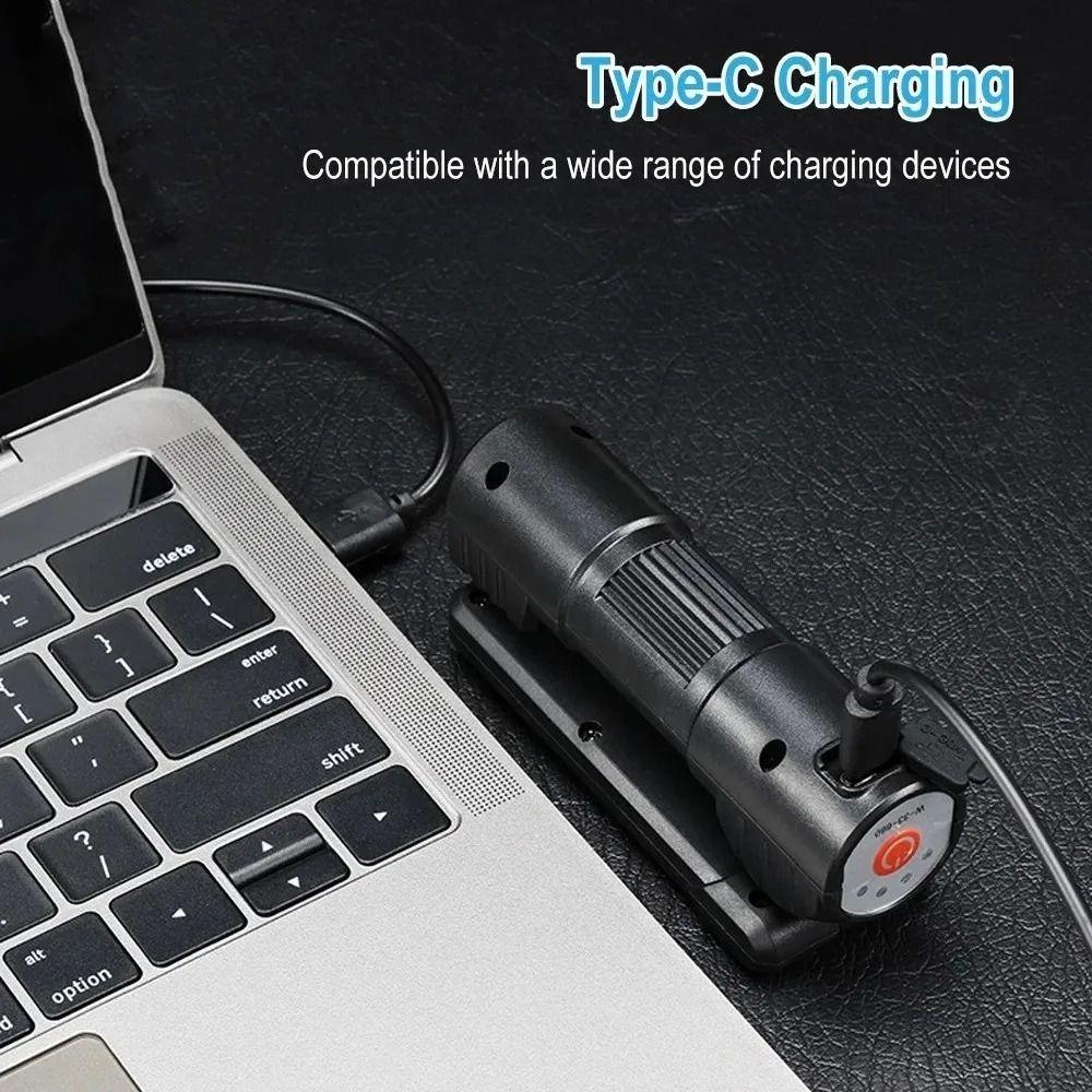 600 LM Brightness COB LED Work Light 1200 mAh Battery LED Warning Light Spot Lights  Camping Light